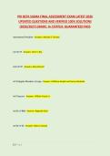 PHI BETA SIGMA FINAL ASSESSMENT EXAM LATEST 2026 &NewLine;UPDATED QUESTIONS AND VERIFIED 100&percnt; SOLUTIONS &NewLine;&lpar;2026&sol;2027&rpar; GRADE&colon; A&plus;&vert;STATUS&colon; GUARANTEED PASS