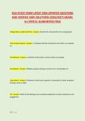 ES3J STUDY EXAM LATEST 2026 UPDATED QUESTIONS &NewLine;AND VERIFIED 100&percnt; SOLUTIONS &lpar;2026&sol;2027&rpar; GRADE&colon; &NewLine;A&plus;&vert;STATUS&colon; GUARANTEED PASS