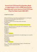 Newest IAAI CFI Exam Prep Questions Bank &ndash; A comprehensive review of 400 Latest Practice Questions and Correct Answers&sol; IAAI CFI Exam Prep Test Bank &lpar;Latest 2026-2027&rpar; 