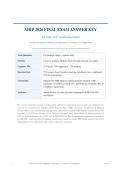 AHIP 2026 Final Exam Answer Key 2026&sol;2027 &vert; Verified Medicare Certification &vert; A&plus; Graded&NewLine;&NewLine;