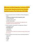 Milestone MCIT Exam Practice 2026 &vert; Questions&comma; Answers & Rationales