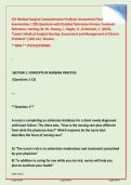 ATI Medical-Surgical Comprehensive Predictor Assessment Final &NewLine;Examination &vert; 200 Questions with Detailed Rationales Primary Textbook &NewLine;Reference&colon; Harding&comma; M&period; M&period;&comma; Kwong&comma; J&period;&comma; Hagler&comma; D&period;&comma; & Reinisch&comma; C&period; &lpar;2023&rpar;&period; &NewLine;&ast;Lewis's Medical-Surgical Nursing&colon; As