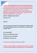 ATI MED-SURG COMPREHENSIVE PREDICTOR FINAL ASSESSMENT EXAM &vert;&vert; &NewLine;TEST BANK FINAL EXAM 2026&vert;&vert; Most Recent Exam Actual Complete Real &NewLine;Exam Questions And Correct Answers &lpar;Verified Answers&rpar; Already Graded &NewLine;A&plus; &vert; Guaranteed Success&excl;&excl; Newest Exam  Lewis&comma; S&period; L&period;&comma;