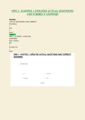 SWE 1 - KAPITEL 1 UPDATED ACTUAL QUESTIONS&NewLine;AND CORRECT ANSWERS