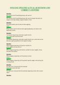 SWE EM1 UPDATED ACTUAL QUESTIONS AND&NewLine;CORRECT ANSWERS