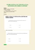 SWORK 110 FINAL CH 7 UPDATED ACTUAL&NewLine;QUESTIONS AND CORRECT ANSWERS
