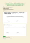 SWORK 110 FINAL CH 11 UPDATED ACTUAL&NewLine;QUESTIONS AND CORRECT ANSWERS