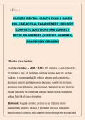 NUR 256 MENTAL HEALTH EXAM 3 GALEN  COLLEGE ACTUAL EXAM NEWEST 2026&sol;2027  COMPLETE QUESTIONS AND CORRECT  DETAILED ANSWERS &lpar;VERIFIED ANSWERS&rpar;  &vert;BRAND NEW VERSION&excl;&excl;   