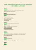 SWRK 2100 MIDTERM UPDATED ACTUAL QUESTIONS&NewLine;AND CORRECT ANSWERS