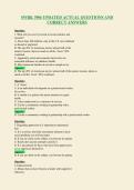 SWRK 3906 UPDATED ACTUAL QUESTIONS AND&NewLine;CORRECT ANSWERS