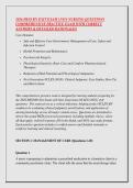 2026 HESI RN EXIT EXAM &vert; NGN NURSING QUESTIONS &NewLine;COMPREHENSIVE PRACTICE EXAM WITH CORRECT &NewLine;ANSWERS & DETAILED RATIONALES 
