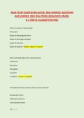 ABSA STUDY GUIDE EXAM LATEST 2026 UPDATED QUESTIONS &NewLine;AND VERIFIED 100&percnt; SOLUTIONS &lpar;2026&sol;2027&rpar; GRADE&colon; &NewLine;A&plus;&vert;STATUS&colon; GUARANTEED PASS 