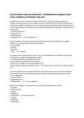 NUR 352 EXAM 2 PRACTICE QUESTIONS &vert; COMPREHENSIVE NURSING STUDY GUIDE&comma; ANSWERS & RATIONALES 2026&sol;2027