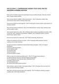 NUR 352 EXAM 2 &vert; COMPREHENSIVE NURSING STUDY GUIDE&comma; PRACTICE QUESTIONS & ANSWERS 2026&sol;2027