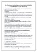 CMSRN 2025 Practice Questions & Answers &vert; Exam Prep