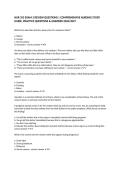 NUR 352 EXAM 2 REVIEW QUESTIONS &vert; COMPREHENSIVE NURSING STUDY GUIDE&comma; PRACTICE QUESTIONS & ANSWERS 2026&sol;2027