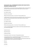 NUR 352 EXAM 3 EAQ &vert; COMPREHENSIVE NURSING STUDY GUIDE&comma; PRACTICE QUESTIONS & ANSWERS 2026&sol;2027