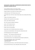 NUR 352 EXAM 1 STUDY GUIDE &vert; COMPREHENSIVE NURSING REVIEW&comma; PRACTICE QUESTIONS & ANSWERS 2026&sol;2027