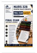 Drexel NURS 328 Exams 1-3 &plus; Final &vert; Pediatric Health Complete Bundle 2026&sol;27 &vert; A&plus; Guarantee
