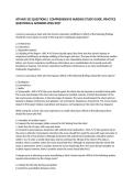 ATI NUR 352 QUESTIONS &vert; COMPREHENSIVE NURSING STUDY GUIDE&comma; PRACTICE QUESTIONS & ANSWERS 2026&sol;2027