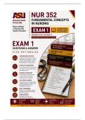 ASU NUR 352 Exam 1 &vert; Fundamental Concepts in Nursing &lpar;2026&sol;27&rpar; Q&A