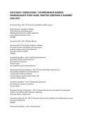 N352 EXAM 3 MEDICATIONS &vert; COMPREHENSIVE NURSING PHARMACOLOGY STUDY GUIDE&comma; PRACTICE QUESTIONS & ANSWERS 2026&sol;2027
