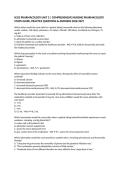 N352 PHARMACOLOGY UNIT 2 &vert; COMPREHENSIVE NURSING PHARMACOLOGY STUDY GUIDE&comma; PRACTICE QUESTIONS & ANSWERS 2026&sol;2027
