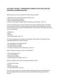 N352 EXAM 1 REVIEW &vert; COMPREHENSIVE NURSING STUDY GUIDE&comma; PRACTICE QUESTIONS & ANSWERS 2026&sol;2027
