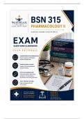 Nightingale BSN 315 Exam &vert; Pharmacology II Review Q&A &lpar;2026&sol;27&rpar;