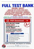 COMPREHENSIVE TESTBANK FOR HESI RN EXIT EXAM VERSIONS 1&ndash;7 COMPLETE STUDY BUNDLE 2026&sol;2027 &vert; V1&comma; V2&comma; V3&comma; V4&comma; V5&comma; V6 & V7 &vert; COMPREHENSIVE QUESTIONS&comma; ANSWERS&comma; SCREENSHOTS&comma; DIAGRAMS&comma; PICTURES & DETAILED RATIONALES &plus; BONUS 500 Q&A MOST TESTED