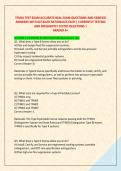 TFM01 TEST EXAM ACCURATE REAL EXAM QUESTIONS AND VERIFIED &NewLine;ANSWERS WITH DETAILED RATIONALES EACH &vert; CURRENTLY TESTING &NewLine;AND FREQUENTLY TESTED QUESTIONS &vert;  GRADED A&plus; 