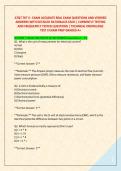 AT&T TKT II - EXAM ACCURATE REAL EXAM QUESTIONS AND VERIFIED &NewLine;ANSWERS WITH DETAILED RATIONALES EACH &vert; CURRENTLY TESTING &NewLine;AND FREQUENTLY TESTED QUESTIONS &vert; TECHNICAL KNOWLEDGE &NewLine;TEST II EXAM PREP GRADED A&plus; 