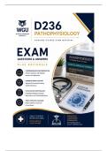 WGU D236 OA Exam &vert; Pathophysiology &lpar;2026&sol;27&rpar; Q&A &vert; A&plus; Guarantee