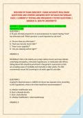 NSG 6020 3P EXAM 2026&sol;2027- EXAM ACCURATE REAL EXAM &NewLine;QUESTIONS AND VERIFIED ANSWERS WITH DETAILED RATIONALES &NewLine;EACH &vert; CURRENTLY TESTING AND FREQUENTLY TESTED QUESTIONS &vert; &NewLine;GRADED A&plus; &lpar;SOUTH UNIVERSITY&rpar; 