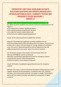 FIREFIGHTER I VDFP FINAL EXAM BANK ACCURATE &NewLine; REAL EXAM QUESTIONS AND VERIFIED ANSWERS WITH &NewLine;DETAILED RATIONALES EACH &vert; CURRENTLY TESTING AND &NewLine;FREQUENTLY TESTED QUESTIONS &vert; GRADED A&plus; 