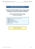 Chamberlain NR 601 Midterm Exam&colon; Aging Family&NewLine;Comprehensive Review 2026&sol;2027 UPDATED