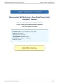 Chamberlain NR 601 Primary Care Final Exam &lpar;2026&rpar;&NewLine;UPDATED Version