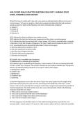NUR 353 REP EXAM 2 PRACTICE QUESTIONS 2026&sol;2027 &vert; NURSING STUDY GUIDE&comma; ANSWERS & EXAM REVIEW