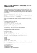 NUR 353 TEST 1 STUDY GUIDE 2026&sol;2027 &vert; NURSING PRACTICE QUESTIONS&comma; ANSWERS & EXAM REVIEW&NewLine;&NewLine;