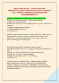 NAPSRx EXAM 2026&sol;2027 ACCURATE REAL EXAM QUESTIONS AND VERIFIED ANSWERS WITH DETAILED RATIONALES &NewLine;EACH &vert; CURRENTLY TESTING AND FREQUENTLY TESTED  &NewLine;QUESTIONS &vert;GRADED A&plus; 