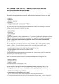 NUR 326 FINAL EXAM 2026&sol;2027 &vert; NURSING STUDY GUIDE&comma; PRACTICE QUESTIONS&comma; ANSWERS & EXAM REVIEW