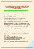 AMERICAN BOARD OF SURGICAL ASSISTANTS &lpar;ABSA&rpar; &vert;SA-C &NewLine;CERTIFICATION EXAMINATION - 2026 EDITION COMPREHENSIVE &NewLine;PRACTICE TEST BANK 500 UNIQUE MCQs WITH DETAILED  &NewLine;CLINICAL RATIONALES 