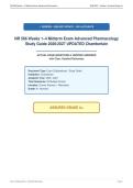NR 566 Weeks 1&ndash;4 Midterm Exam Advanced Pharmacology&NewLine;Study Guide 2026&sol;2027 UPDATED Chamberlain