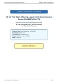 NR 601 Final Exam&colon; Maturing & Aged Family Comprehensive&NewLine;Review 2026&sol;2027 UPDATED