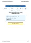 NR 602 Advanced Primary Care Nursing Final Exam Prep&NewLine;2026&sol;2027 UPDATED
