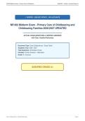 NR 602 Midterm Exam - Primary Care of Childbearing and&NewLine;Childrearing Families 2026&sol;2027 UPDATED