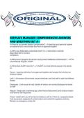 SERVSAFE MANAGER COMPREHENSIVE ANSWERS AND QUESTIONS SET A&period;pdf