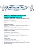 SERVSAFE MANAGER ALL CORRECT EXAMS ANSWERS AND QUESTIONS SET A&period;pdf