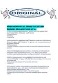 AORN PERIOP 101 ALL EXAMS EVALUATION ANSWERS AND QUESTIONS SET A&period;pdf
