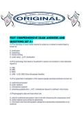 FSOT COMPREHENSIVE EXAM ANSWERS AND QUESTIONS SET A&period;pdf